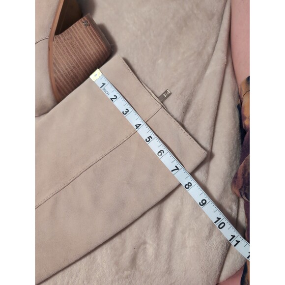 SAM EDELMAN Annabel Tall Western Boots Women's Shoes Amarillo Sand Suede US 9 M - Picture 6 of 7